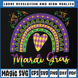 Mardi Gras Rainbow Png, Mardi Gras Png, Mardi Gras Rainbow Sublimation Png, Mardi Gras Carnival, Digital Download