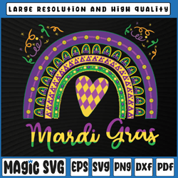 mardi gras rainbow png, mardi gras png, mardi gras rainbow sublimation png, mardi gras carnival, digital download