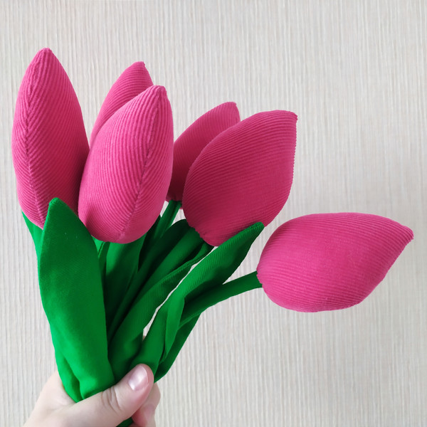 Interior-decoration-textile-flowers-tulips-5