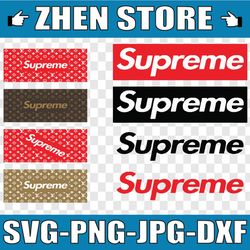 supreme svg, superme pattern svg, louis vuitton pattern, cricut file, silhouette cameo svg, png, eps, dxf
