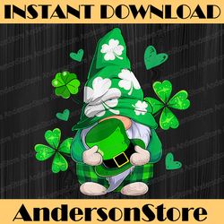love gnomes irish shamrock clover happy st patrick's day png sublimation designs