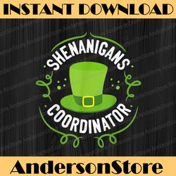 shenanigans coordinator teacher st patrick's day png sublimation designs