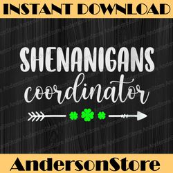 shenanigans coordinator funny st patrick's day png sublimation designs