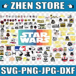 star wars svg, star wars bundle svg, star wars characters svg, star wars dxf cut files, star wars clipart, rebel allianc