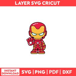 Iron Willed, Iron Man Embroidery Svg, Chibi Avengers Cliparts Svg, Bluey Characters Svg, Png, pdf, dxf digital file.