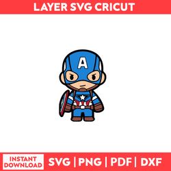 Marvel Iron Man Spider Svg, Chibi Avengers Cliparts Svg, Bluey Characters Svg, Png, pdf, dxf digital file.