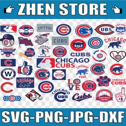 chicago cubs svg, baseball clipart, cricut, chicago svg, cubs svg, cutting files, mlb svg, instant download