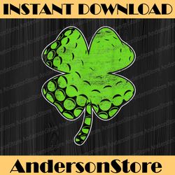 retro shamrock golf sport st. patrick's day costume png sublimation designs