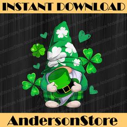 love gnomes irish shamrock st patrick's day png sublimation designs