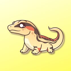 super kawaii gargoyle gecko! adorable kawaii reptile friend-for laptop, planner, phone case