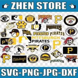 pittsburgh pirates svg, cut files, baseball clipart, cricut pittsburgh svg, pirates svg, mlb svg, clipart, inst