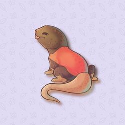 super kawaii chuckwalla! adorable kawaii reptile friend-for laptop, planner, phone case