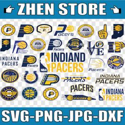 nba indiana pacers svg,  nba teams logo bundle svg, nba svg, nba svg, basketball clipart, svg for cricut , svg
