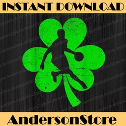 basketball sports st. patrick's day retro shamrock irish png sublimation designs