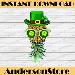 upside down pineapple mask st patrick's day funny png sublimation designs