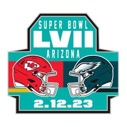 Kansas City Chiefs Vs Philadelphia Eagles Super Bowl Lvii Match Svg