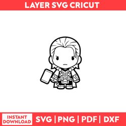 Thor Iron Man Spider Marvel Art Svg, Chibi Avengers Cliparts Svg, Bluey Characters Svg, Png, pdf, dxf digital file.