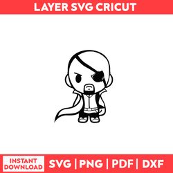Step By Marvel Art Svg, Chibi Avengers Cliparts Svg, Bluey Characters Svg, Png, pdf, dxf digital file.