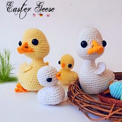 Geese, crochet Goose. Crochet pattern