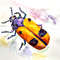 beetle, insect, watercolor, print, interior painting, poster, picture, painting.png