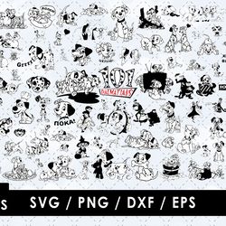 dalmatians svg files, dalmatians png files, vector png images, svg cut file for cricut, clipart bundle pack