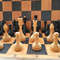 oredezh big wooden brutal soviet chessmen vintage