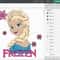 Elsa SVG, Anna SVG, Olaf SVG, Kristoff SVG, Sven SVG, Frozen characters SVG, Disney movie SVG, Kids' room decor SVG, SVG for Cricut, DIY Frozen craft SVG, Carto