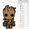 Groot SVG, Baby Groot SVG, Teen Groot SVG, Groot dancing SVG, Guardians of the Galaxy SVG, Rocket Raccoon SVG, Drax the Destroyer SVG, Gamora SVG, Star-Lord SVG