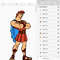 Hercules SVG, Megara SVG, Pegasus SVG, Hades SVG, Philoctetes (Phil) SVG, Zeus SVG, Hera SVG, Hermes SVG, The Muses SVG, Hercules characters SVG, Disney movie S