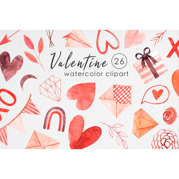 Watercolor Valentine Day Clipart 01.jpg