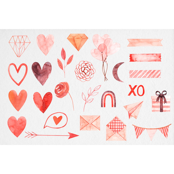 Watercolor Valentine Day Clipart 02.jpg