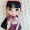 Blythe dress with a knit hat, Clothing for Blythe, Blythe outfit set, Fashion doll clothes, Blythe doll clothes