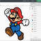 Super Mario SVG, Mario SVG, Luigi SVG, Princess Peach SVG, Bowser SVG, Toad SVG, Yoshi SVG, Wario SVG, Waluigi SVG, Donkey Kong SVG, Koopa Troopa SVG, Goomba SV