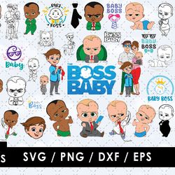 The Boss Baby Svg Files, The Boss Baby Png File, Vector Png Images, SVG Cut File for Cricut, Clipart Bundle Pack