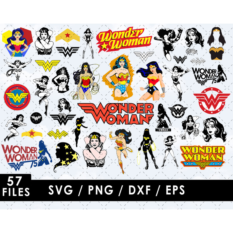 Wonder Woman SVG, Diana Prince SVG, Amazon Princess SVG, Justice League SVG, Wonder Woman logo SVG, Superheroine SVG, DC Comics SVG, Wonder Woman emblem SVG, La