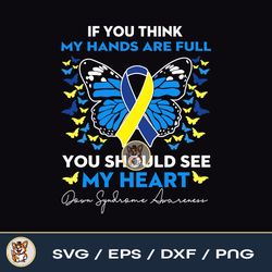 Ribbon Butterfly March 21 Png, Down Syndrome Awareness Month Png, Syndrome Awareness File Download PNG SVG EPS DXF