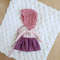 Blythe dress with a knit hat, Clothing for Blythe, Blythe outfit set, Fashion doll clothes, Blythe doll clothes