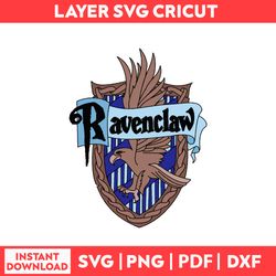Harry Potter Ravenclaw House Of Hufflepuff Svg, Harry Potter Logo Svg, Png, pdf, dxf digital file.