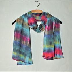 Hand dyed cotton scarf for women Buy tie dye scarf