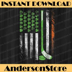 shamrock irish american flag ice hockey st-patrick's day png sublimation designs