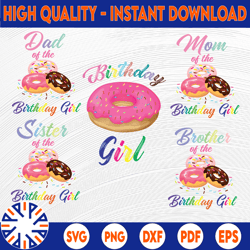 family donut matching png, donut shirt birthday girl, sweet one donut, dad donut, mom donut, brother donut