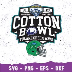 2022 Tulane Svg, Bowl Gameday Stadium Svg, U-SC vs Tulane-Cotton Bowl 2023 Crewneck Svg, Tulane-Cotton Bowl Svg, Footbal