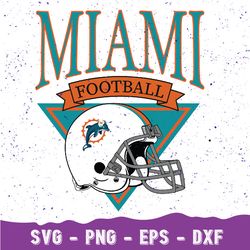 Miami Football svg, Dolphins svg