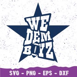 cowboys svg vector file, cowboys star svg cut files, instant download