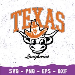 Vintage Texas Longhorns Svg, Texas Longhorns Svg, University Of Texas, Svg, Vintage Svg