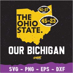 our bichigan score svg, michigan college svg