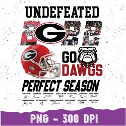 Georgia Bulldogs Undefeated 2022 Go Dawgs Png, Peach Bowl Champ Png, Georgia Bulldogs National Champions Png