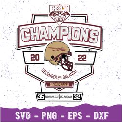 floridastate football 2022 cheez it bowl champions svg, floridastate football cheezitbowl svg, floridastate 2022 champs