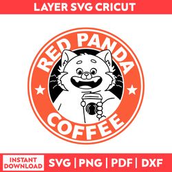 Turning Red Gift Clip Art Disney Kit Imprimible Turning Red Panda Clip Art,Turning Red Svg, Png, pdf, dxf digital file