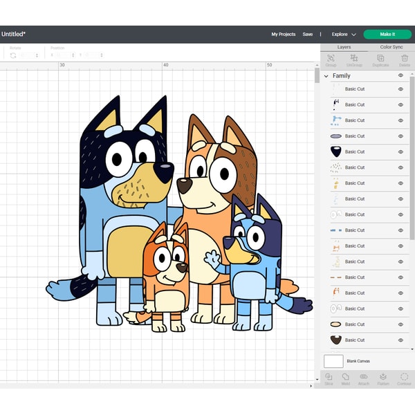 Bluey Svg Files, Bluey Svg Files, Vector Png Images, SVG Cut | Inspire ...